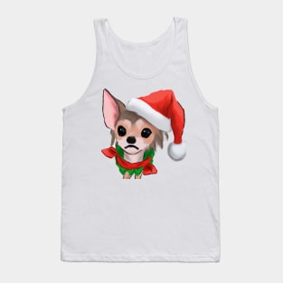 Cute Chihuahua Drawing Tank Top